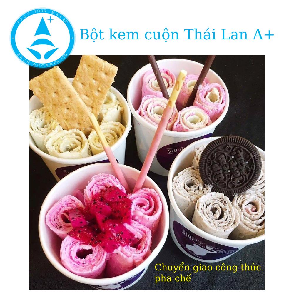 Bột làm kem cuộn Thái Lan